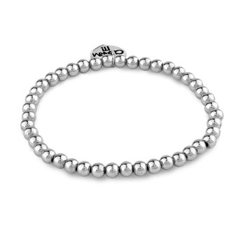 Charm it -  Silver Stretch Bead Bracelet /Genişleyen Boncuk Bilezik