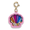 Gold Shell Shaker Charm - CICC1438 - 794187090625