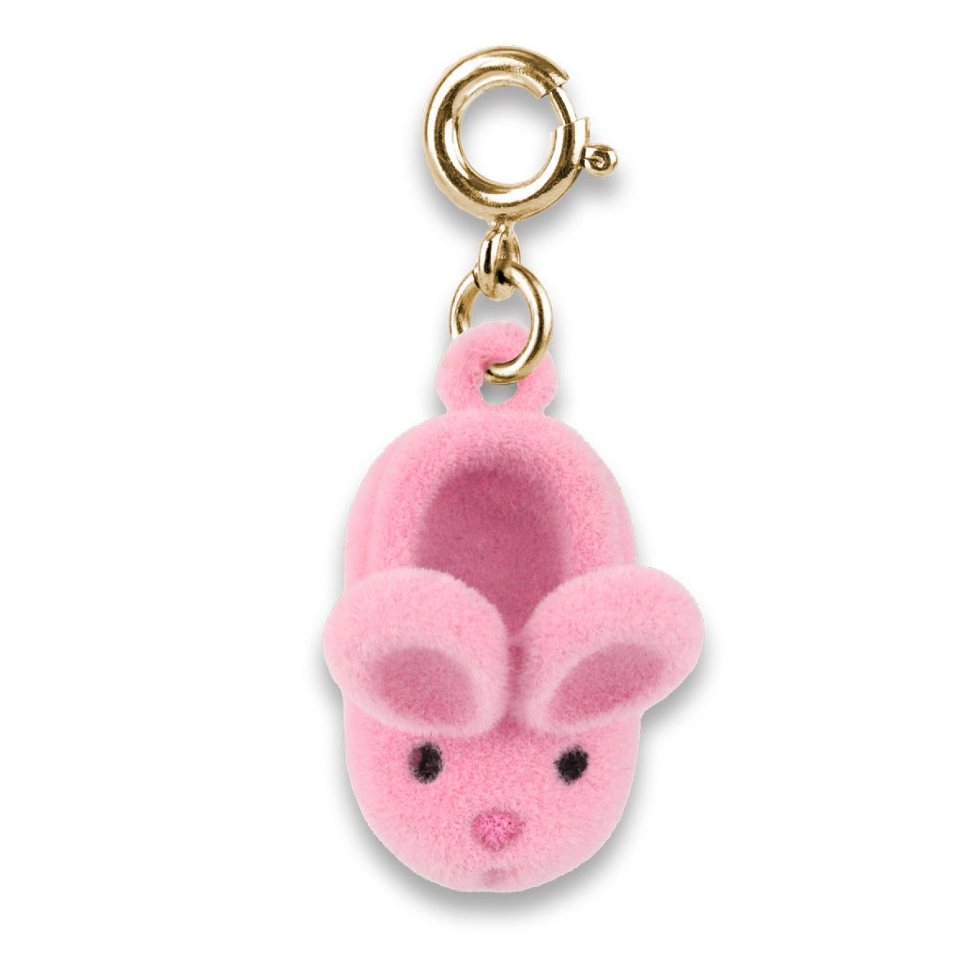 Gold Furry Bunny Slipper Charm - 794187104155 - 794187104155