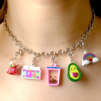 Silver Chain Choker Necklace Silver Chain Choker Necklace