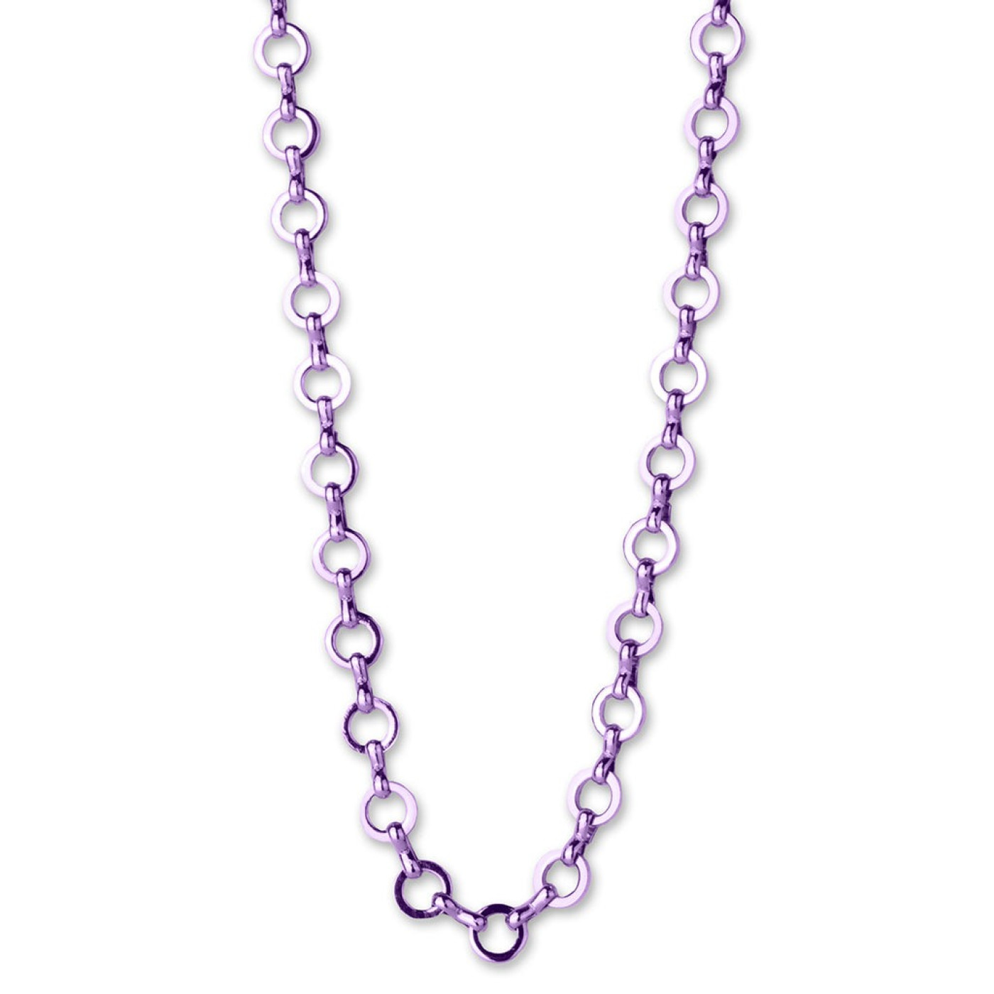 CHARM IT! Purple Chain Necklace /Zincir Kolye - 794187079781 - 794187079781