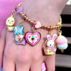 CHARM IT! Gold Multi Heart Stretch Bead Bracelet /Genişleyen Boncuk Bilezik - CIBB123 - 794187099178