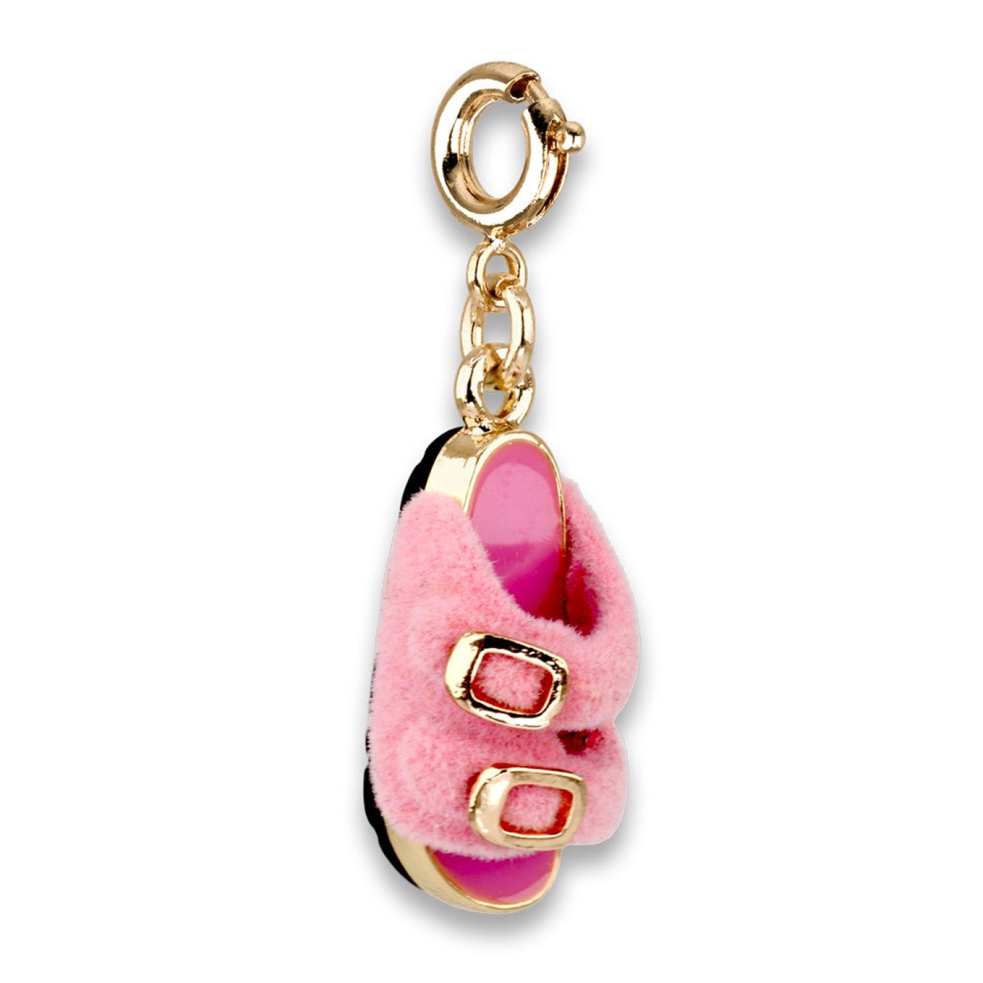 Gold Furry Pink Sandal Charm - 794187104179 - 794187104179