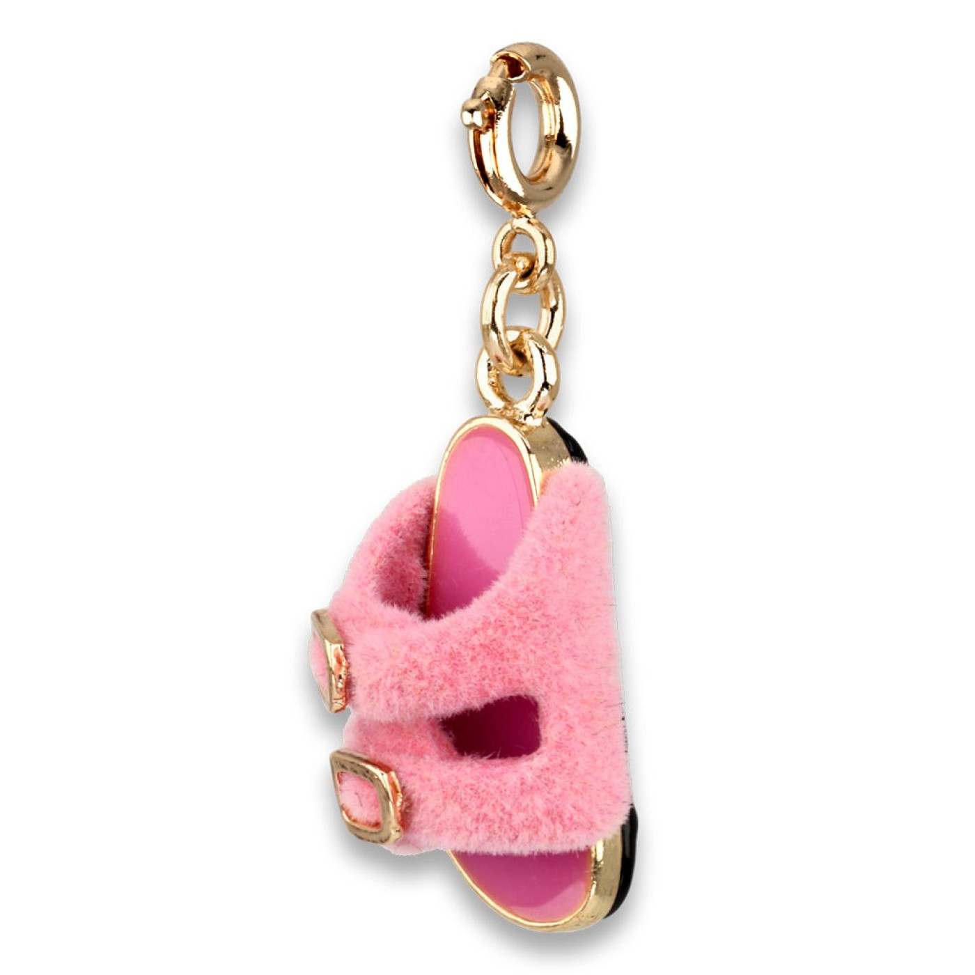 Gold Furry Pink Sandal Charm - 794187104179 - 794187104179