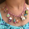 CHARM IT! Pink Chain Necklace /Zincir Kolye - 794187081173 - 794187081173