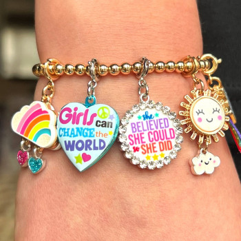 Charm it - Girls Can Change the World Charm