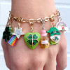 Gold Glitter Shooting Star Charm - CICC1405 - 794187086918
