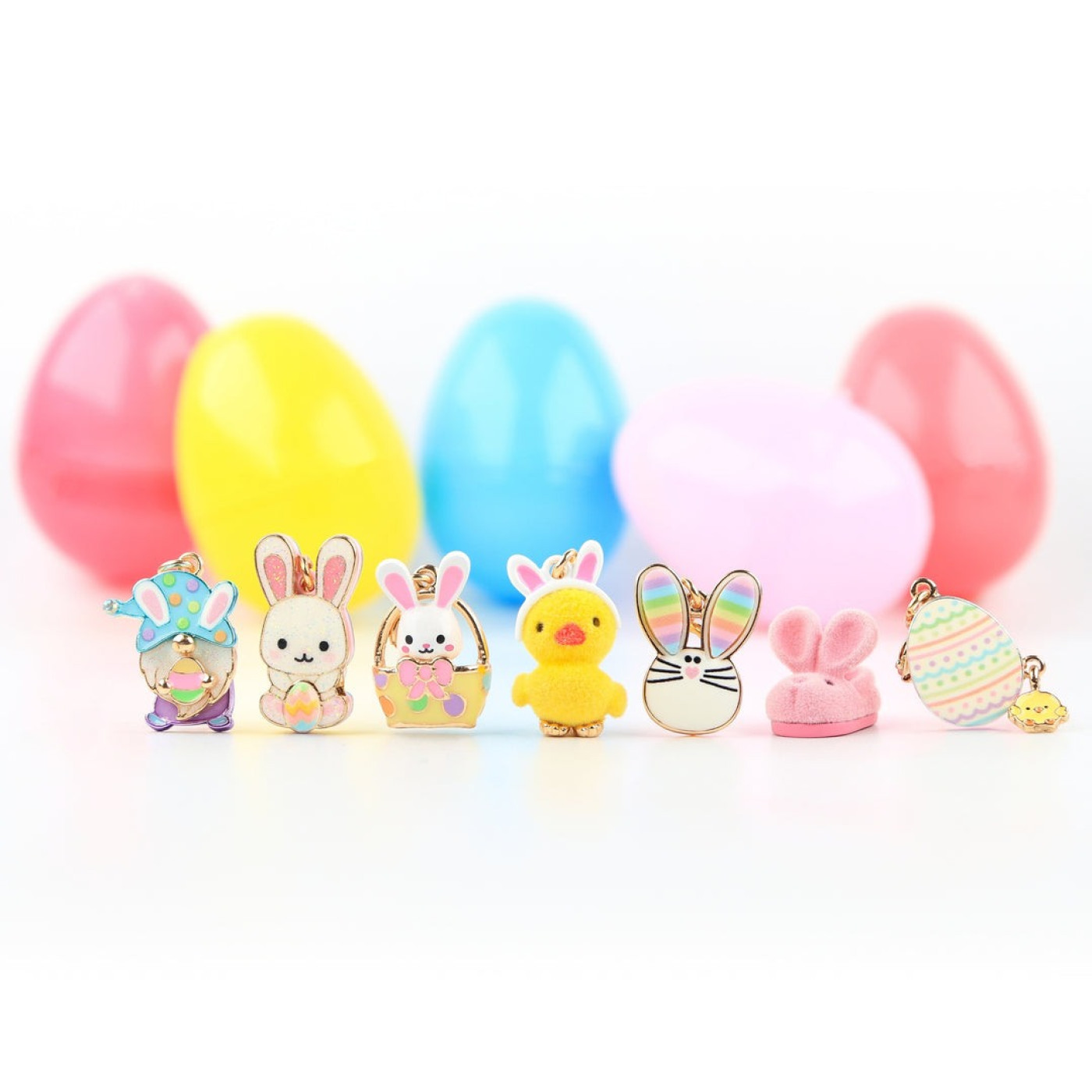 Gold Furry Bunny Slipper Charm - 794187104155 - 794187104155