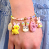 Gold Furry Bunny Slipper Charm - 794187104155 - 794187104155