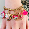 Gold Heart Shaker Charm - CICC1293 - 794187077718