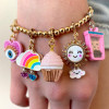 CHARM IT! Gold Stretch Bead Bracelet /Genişleyen Boncuk Bilezik - CIBB103-4 - 794187079965