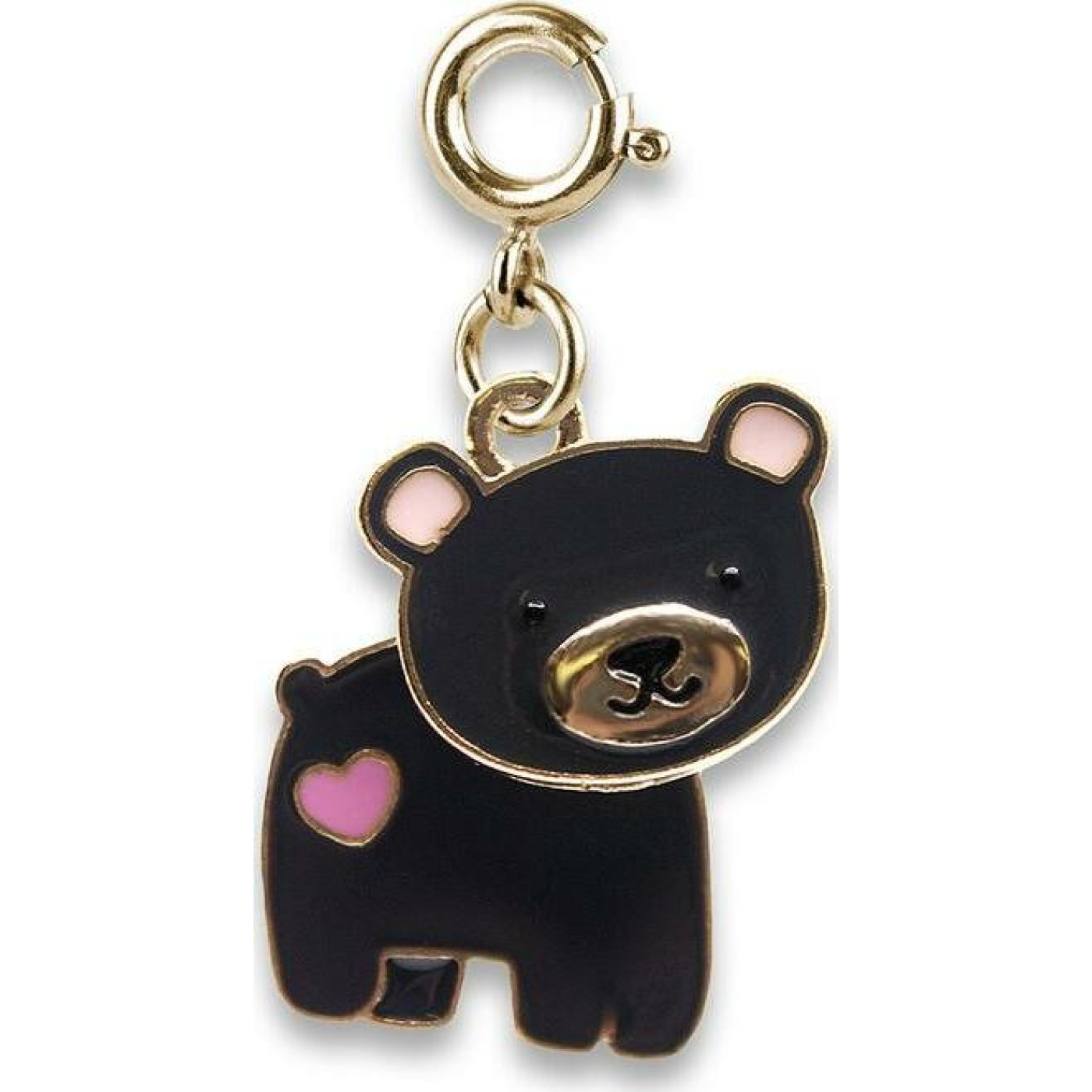 Gold Swivel Bear Charm - CICC1353 - 794187081012
