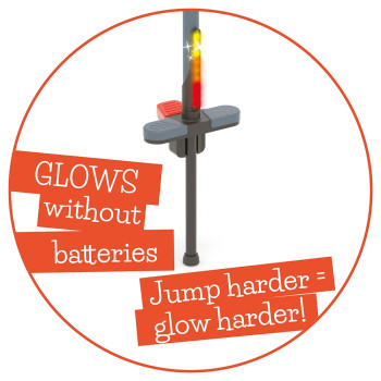 Poogi Glow- Pogo Stick Işıklı - Papaya (Genç)