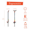 Poogi Glow- Pogo Stick Işıklı - Papaya (Genç)