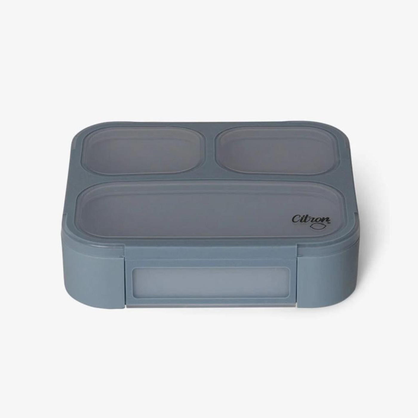 Citron Çatal ve Kaşıklı Bento Beslenme Kutusu Seti - Dusty Blue