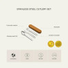 Citron Silikon Kılıflı Paslanmaz Çelik 3'lü Çatal Bıçak Kaşık Takımı - Brick - 6290361060636 Citron Silikon Kılıflı Paslanmaz Çelik 3'lü Çatal Bıçak Kaşık Takımı - Brick - 1060636 - 6290361060636