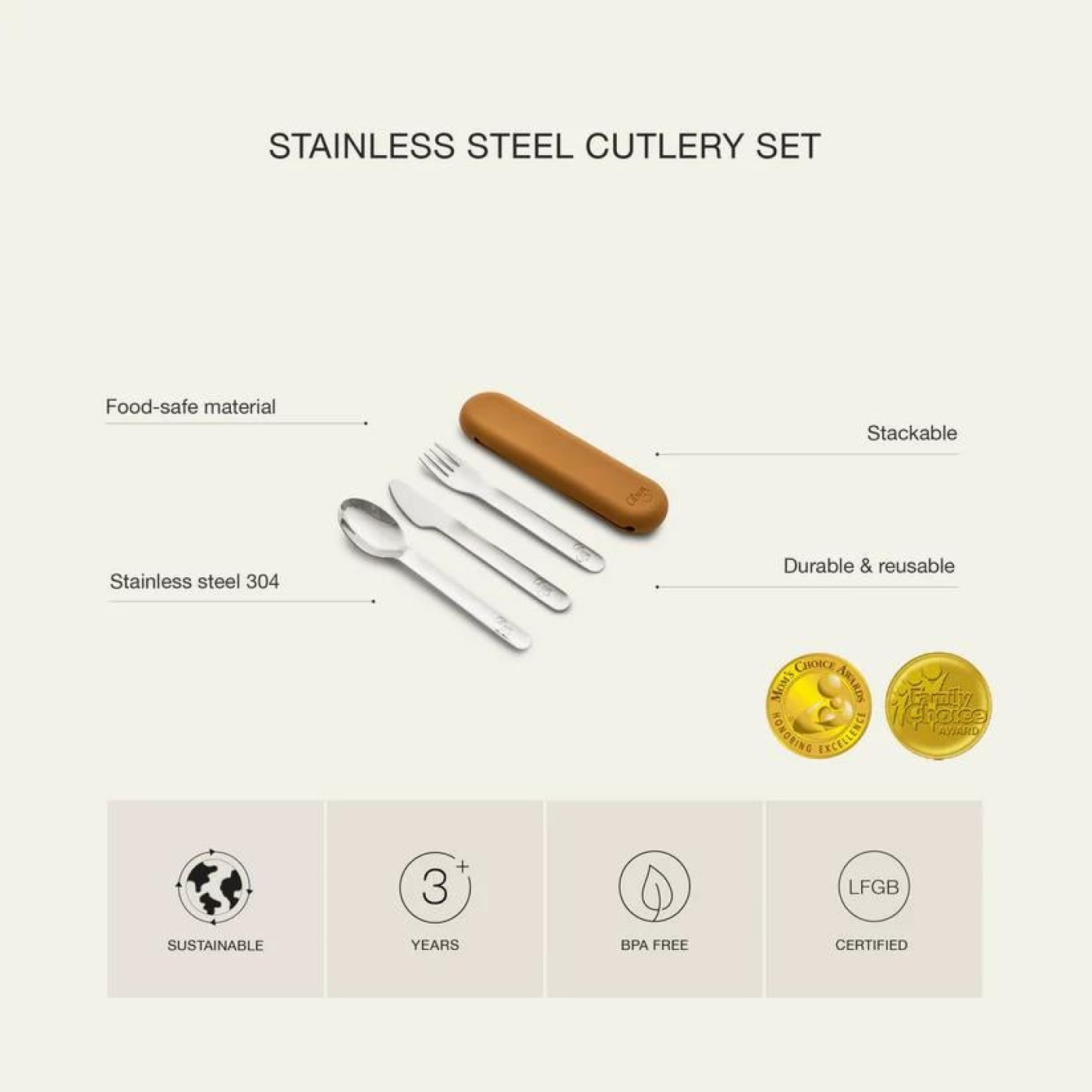 Citron Silikon Kılıflı Paslanmaz Çelik 3'lü Çatal Bıçak Kaşık Takımı - Brick - 6290361060636 Citron Silikon Kılıflı Paslanmaz Çelik 3'lü Çatal Bıçak Kaşık Takımı - Brick - 1060636 - 6290361060636