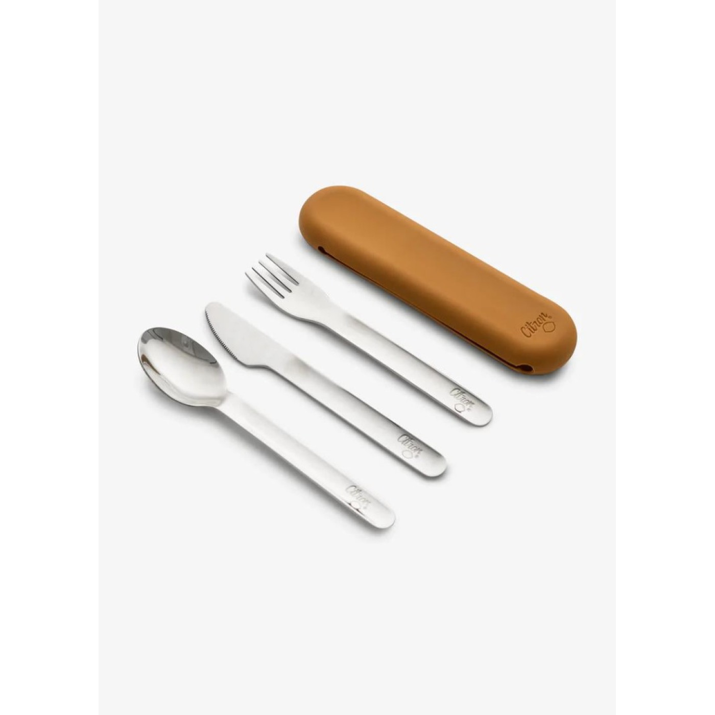 Citron Silikon Kılıflı Paslanmaz Çelik 3'lü Çatal Bıçak Kaşık Takımı - Caramel - 6290361060643 Citron Silikon Kılıflı Paslanmaz Çelik 3'lü Çatal Bıçak Kaşık Takımı - Caramel - 1060643 - 6290361060643