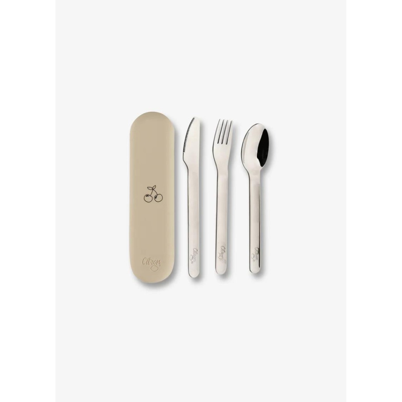 Citron Silikon Kılıflı Paslanmaz Çelik 3'lü Çatal Bıçak Kaşık Takımı - Cherry - 6297001073766 Citron Silikon Kılıflı Paslanmaz Çelik 3'lü Çatal Bıçak Kaşık Takımı - Cherry - 1073766 - 6297001073766