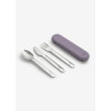 Citron Silikon Kılıflı Paslanmaz Çelik 3'lü Çatal Bıçak Kaşık Takımı - Purple - 6297001073834 Citron Silikon Kılıflı Paslanmaz Çelik 3'lü Çatal Bıçak Kaşık Takımı - Purple - 1073834 - 6297001073834