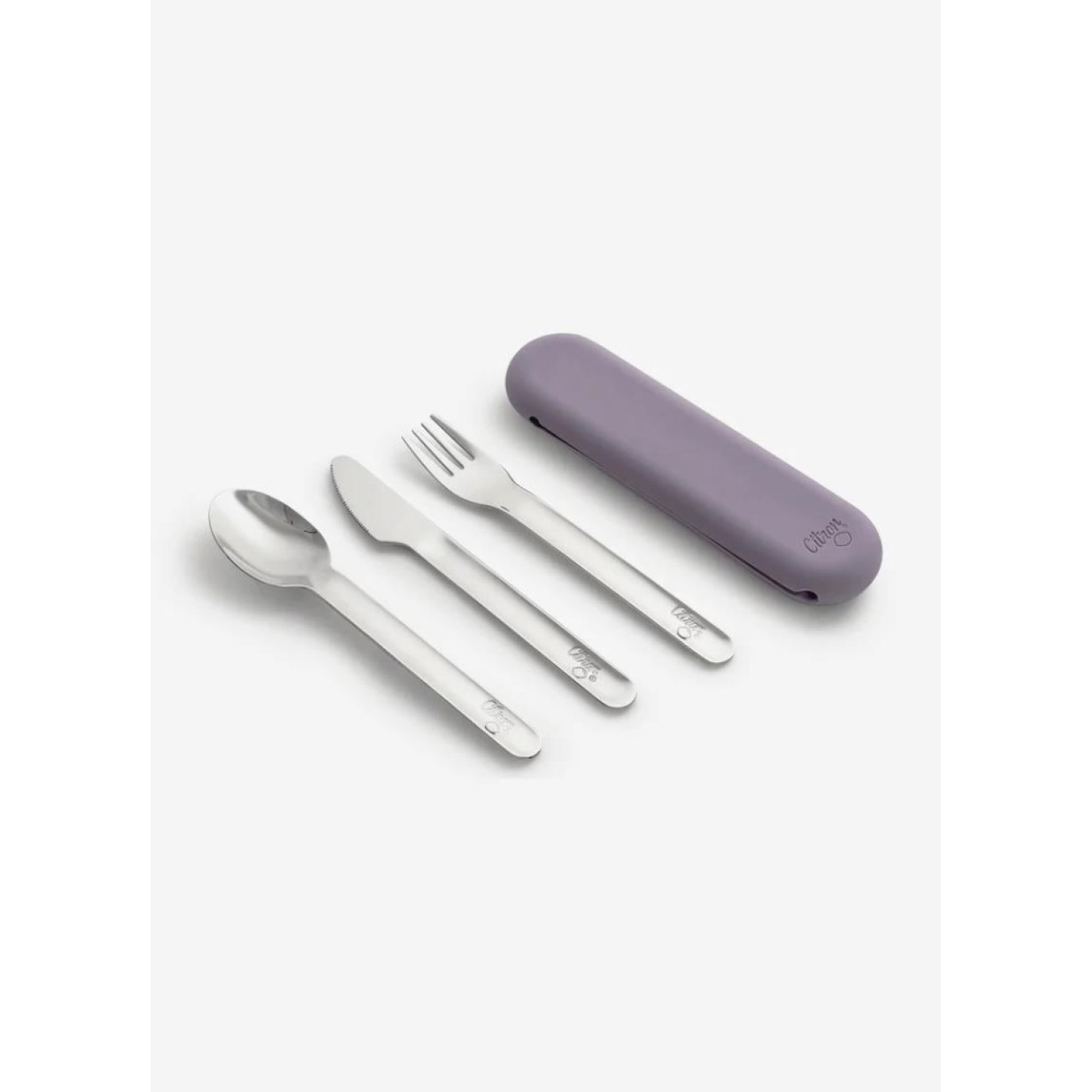 Citron Silikon Kılıflı Paslanmaz Çelik 3'lü Çatal Bıçak Kaşık Takımı - Purple - 6297001073834 Citron Silikon Kılıflı Paslanmaz Çelik 3'lü Çatal Bıçak Kaşık Takımı - Purple - 1073834 - 6297001073834
