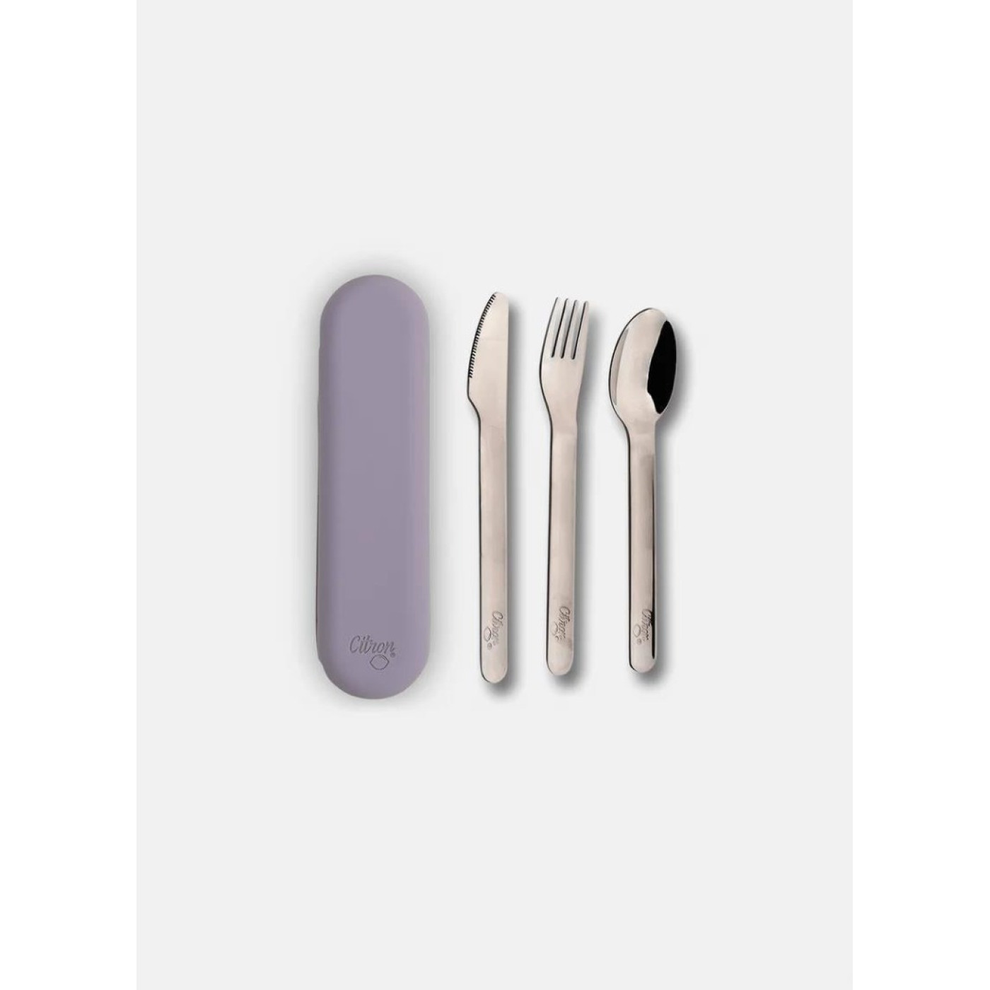Citron Silikon Kılıflı Paslanmaz Çelik 3'lü Çatal Bıçak Kaşık Takımı - Purple - 6297001073834 Citron Silikon Kılıflı Paslanmaz Çelik 3'lü Çatal Bıçak Kaşık Takımı - Purple - 1073834 - 6297001073834