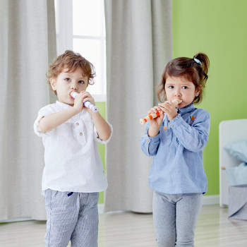 Classic World Ahşap Flüt - Turuncu