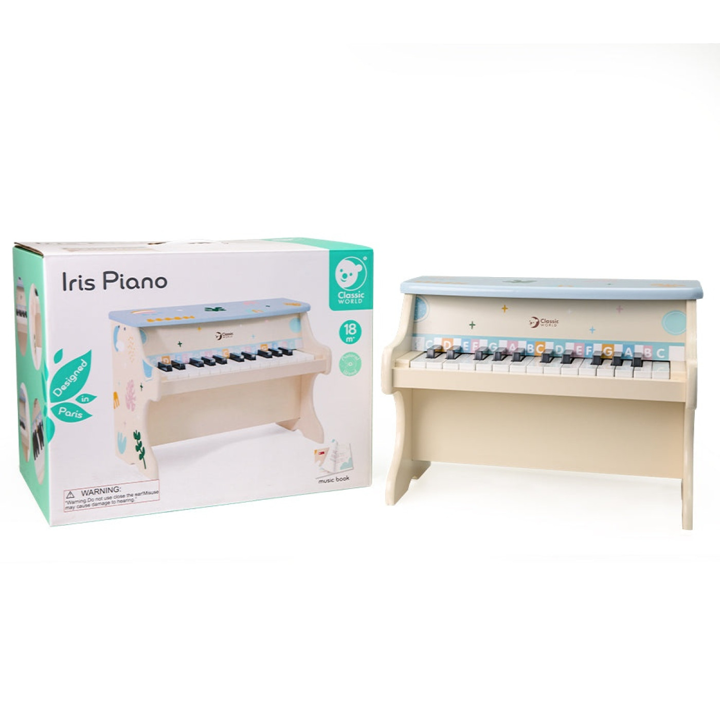 Classic World Ahşap Iris Piyano