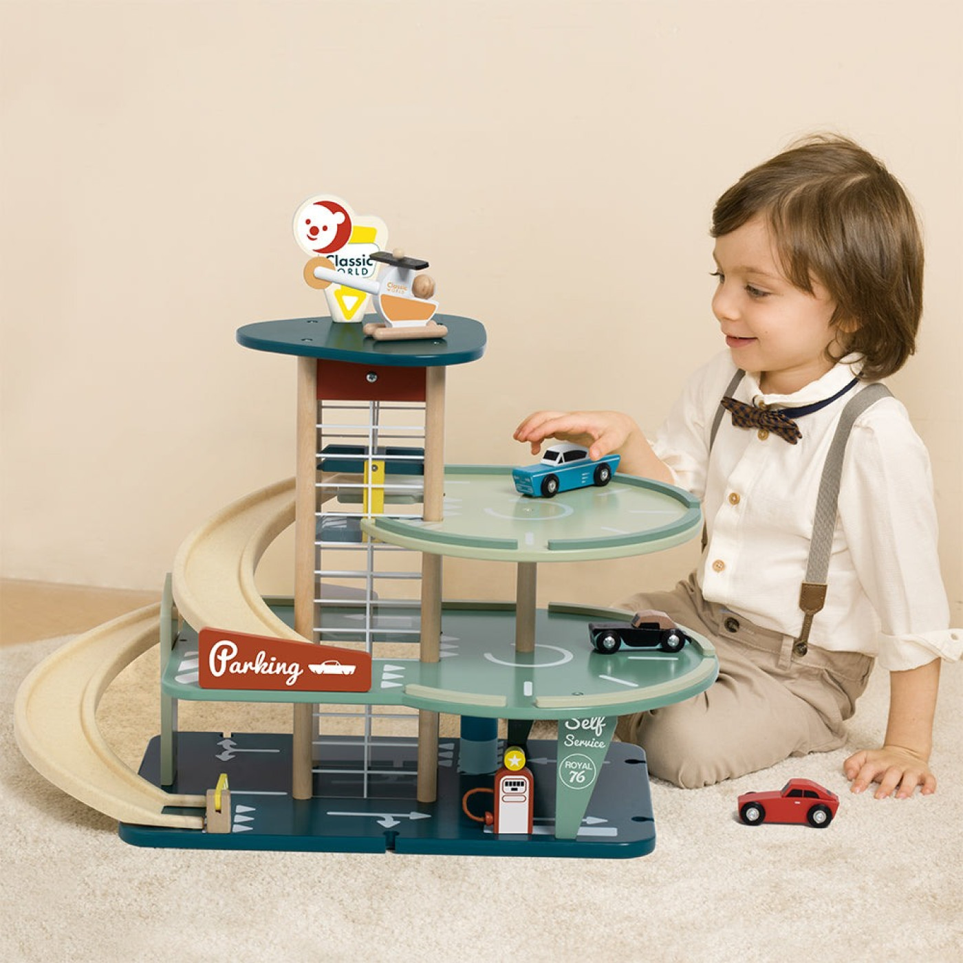 Classic World Ahşap Vintage Garaj - 6927049056147 Classic World Ahşap Vintage Garaj - ST01090 - 6927049056147