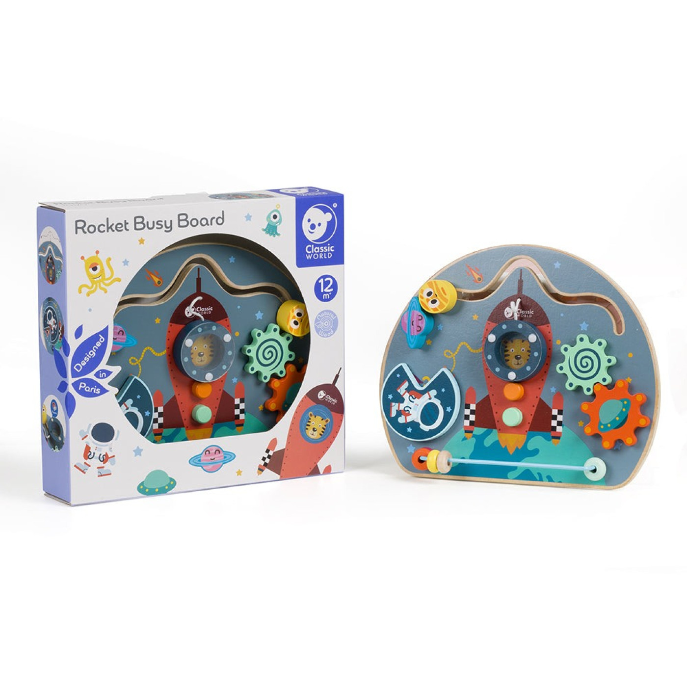 Classic World Ahşap Roket Oyun Tahtası - ST01092 - 6927049021701