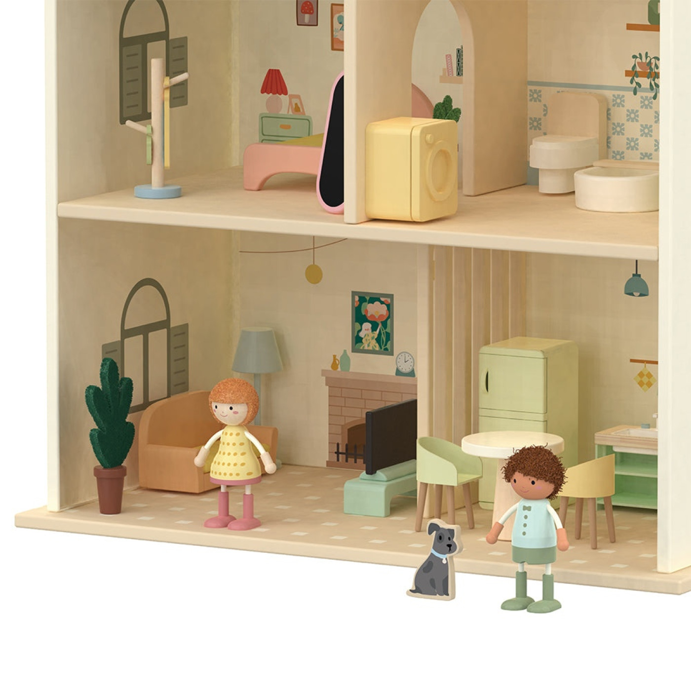 Classic World Ahşap Bebek Evi Cozy Cottage