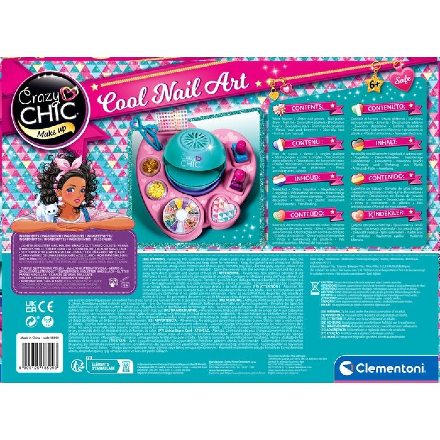 Clementoni Crazy Chic - Havalı Tırnak Tasarımları - 8690000005727 - 8690000005727