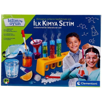 Clementoni İlk Kimya Deney Seti Renkli