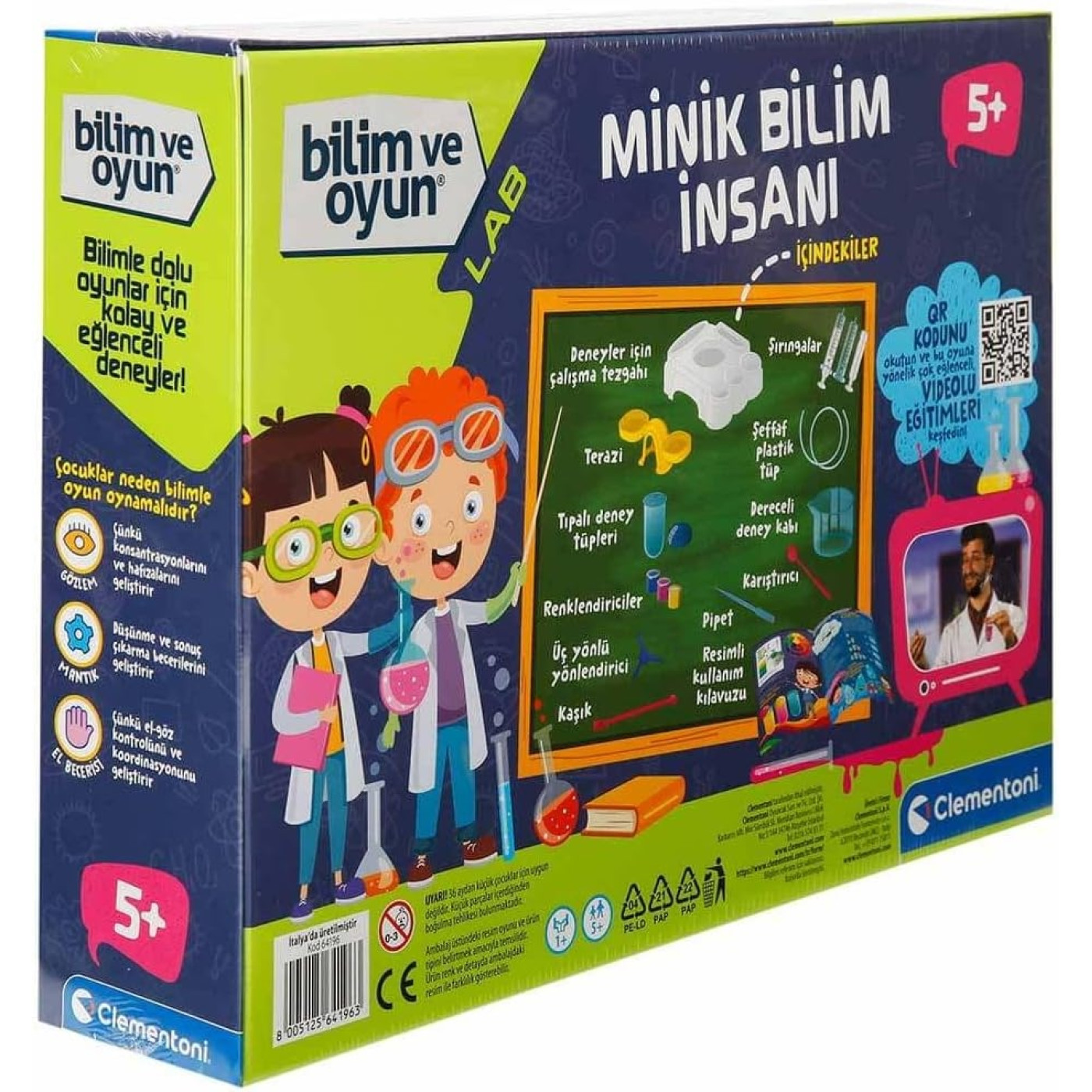 Clementoni - Bilim ve Oyun Minik Bilim İnsanı