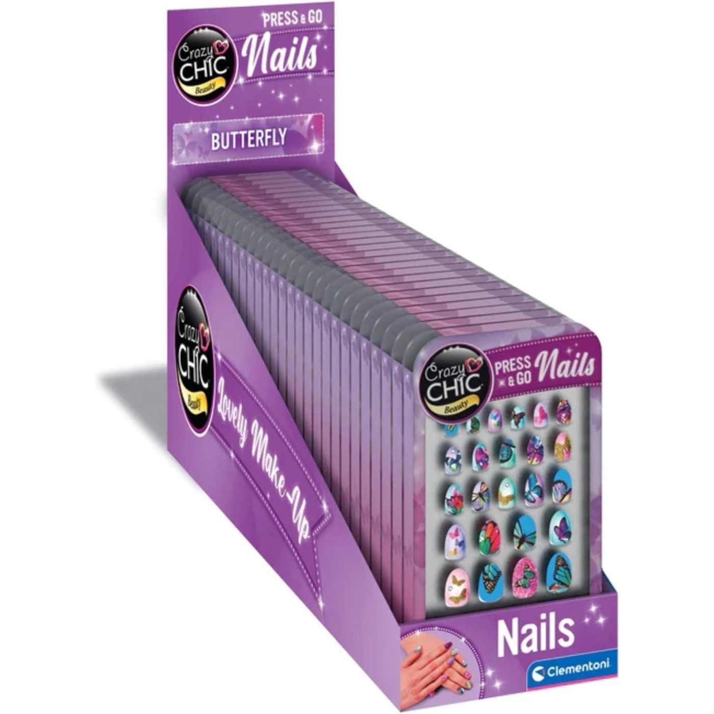 Clementoni Crazy Chic Tak ve Git Takma Tırnak