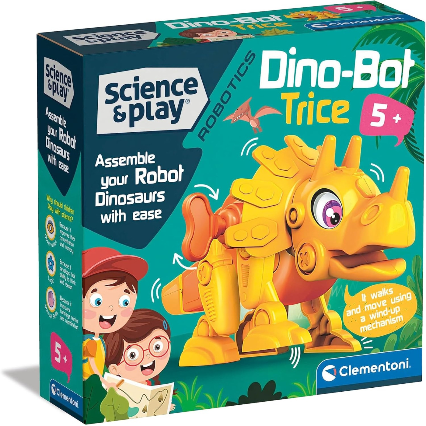 Clementoni - Science & Play - Dinobot Trice - 8005125750740 - 8005125750740