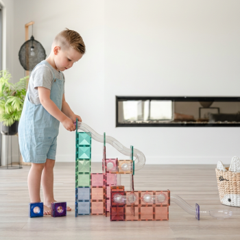 Connetix Pastel Ball Run Expansion Set - 80 Parça