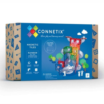 Connetix Rainbow Ball Run Expansion Set - 66 Parça Connetix Rainbow Ball Run Expansion Set - 66 Parça