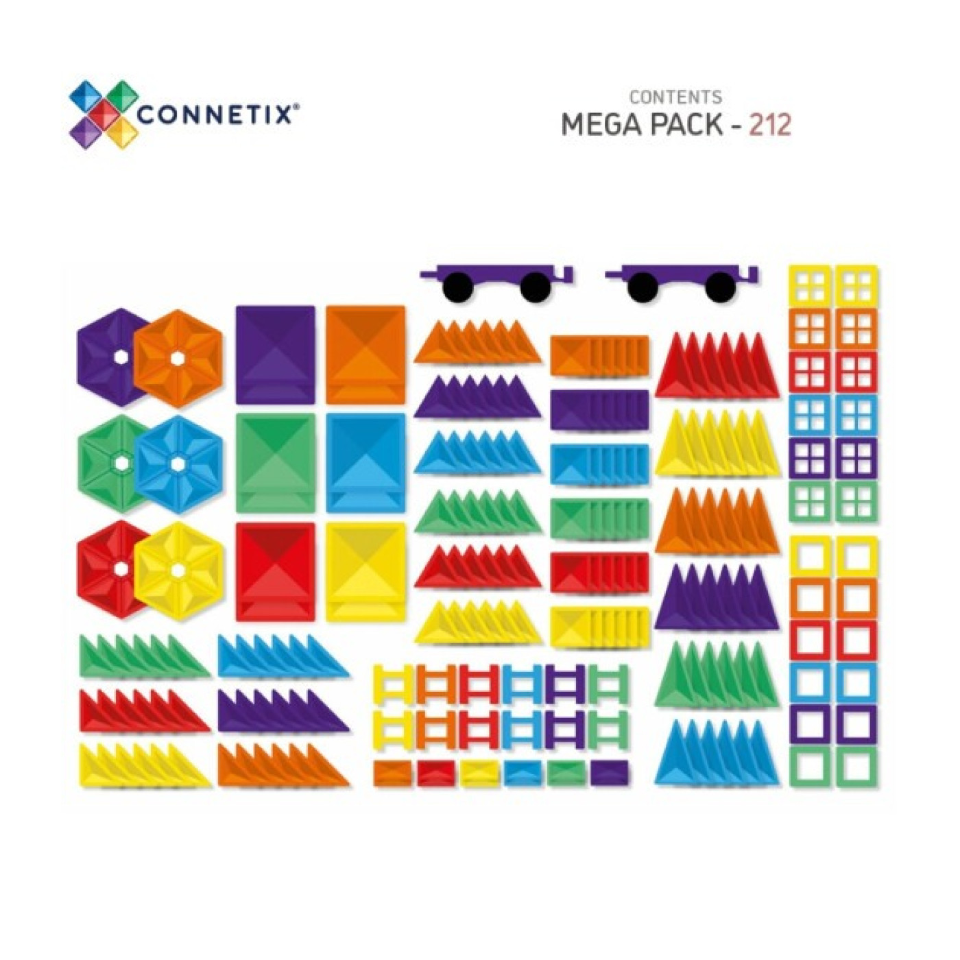 Connetix Rainbow Mega Set 212 Parça - ST00774 - 850036293194