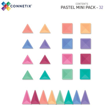 Connetix Pastel Mini Set 32 Parça Connetix Pastel Mini Set 32 Parça