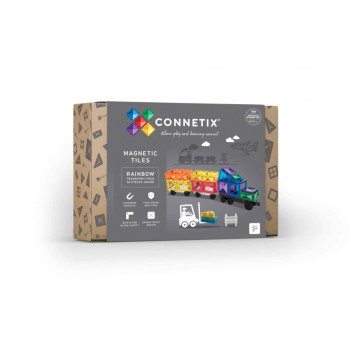 Connetix Rainbow Transport Set - 50 Parça Connetix Rainbow Transport Set - 50 Parça