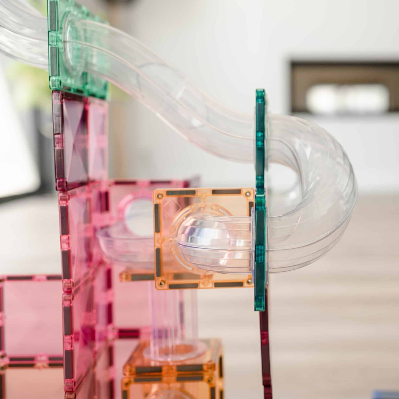 Connetix Pastel Ball Run Expansion Set - 80 Parça