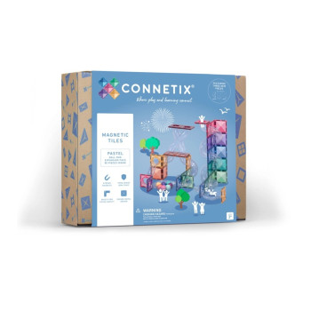 Connetix Pastel Ball Run Expansion Set - 80 Parça Connetix Pastel Ball Run Expansion Set - 80 Parça