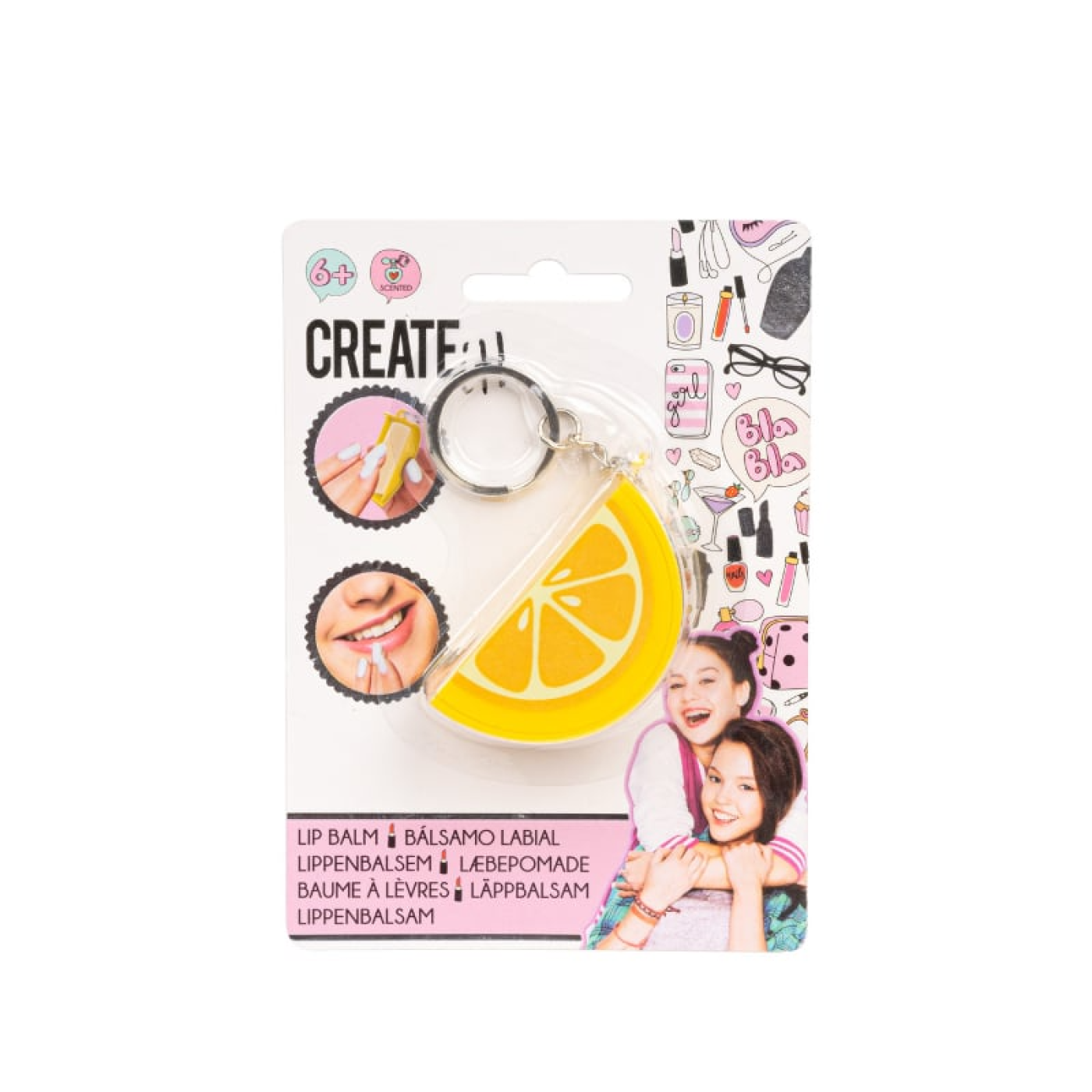Create It Kokulu Dudak Balmı Anahtarlık - Limon