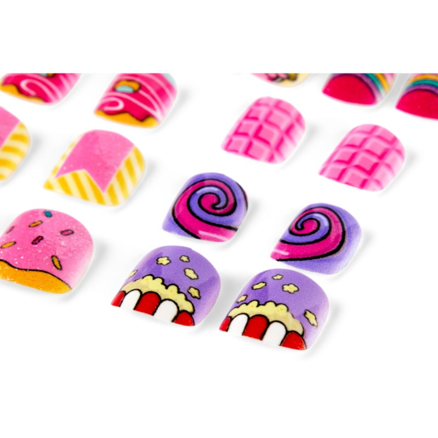 Create It Takma Tırnak Seti - Popcorn - Candy Explosion