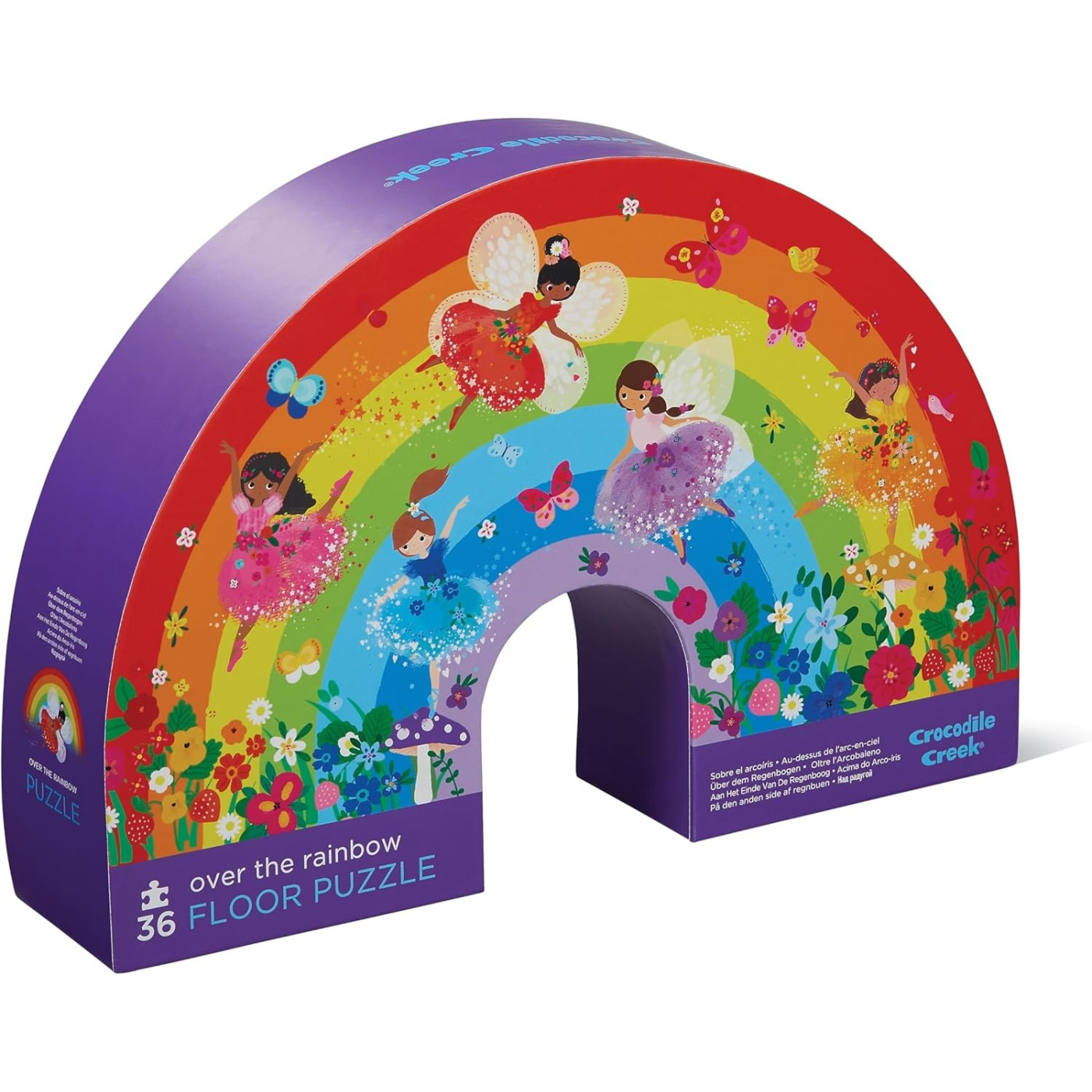 Crocodile Creek Dekoratif Puzzle - 36 Parça - Over the Rainbow