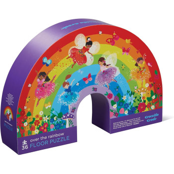 Crocodile Creek Dekoratif Puzzle - 36 Parça - Over the Rainbow