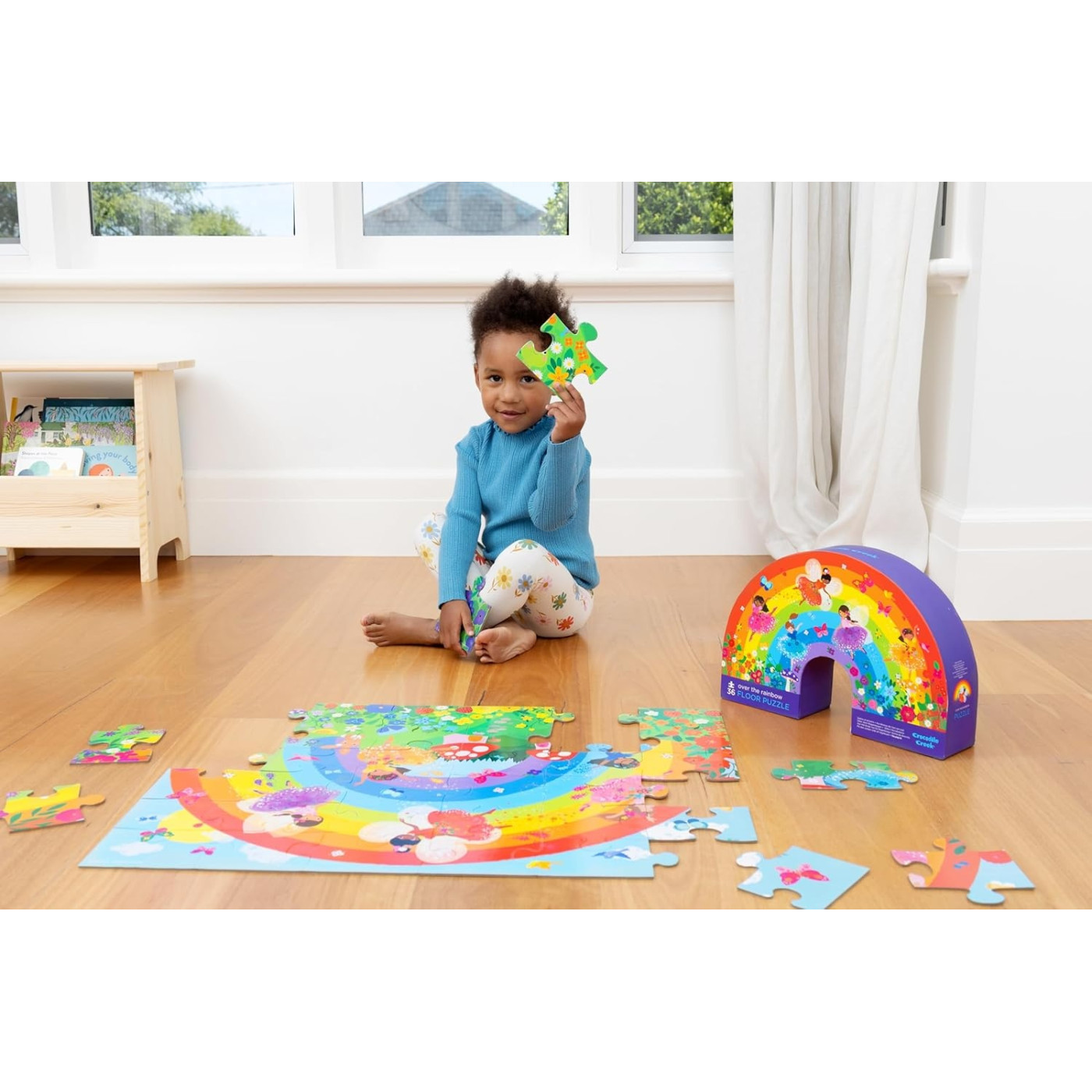 Crocodile Creek Dekoratif Puzzle - 36 Parça - Over the Rainbow