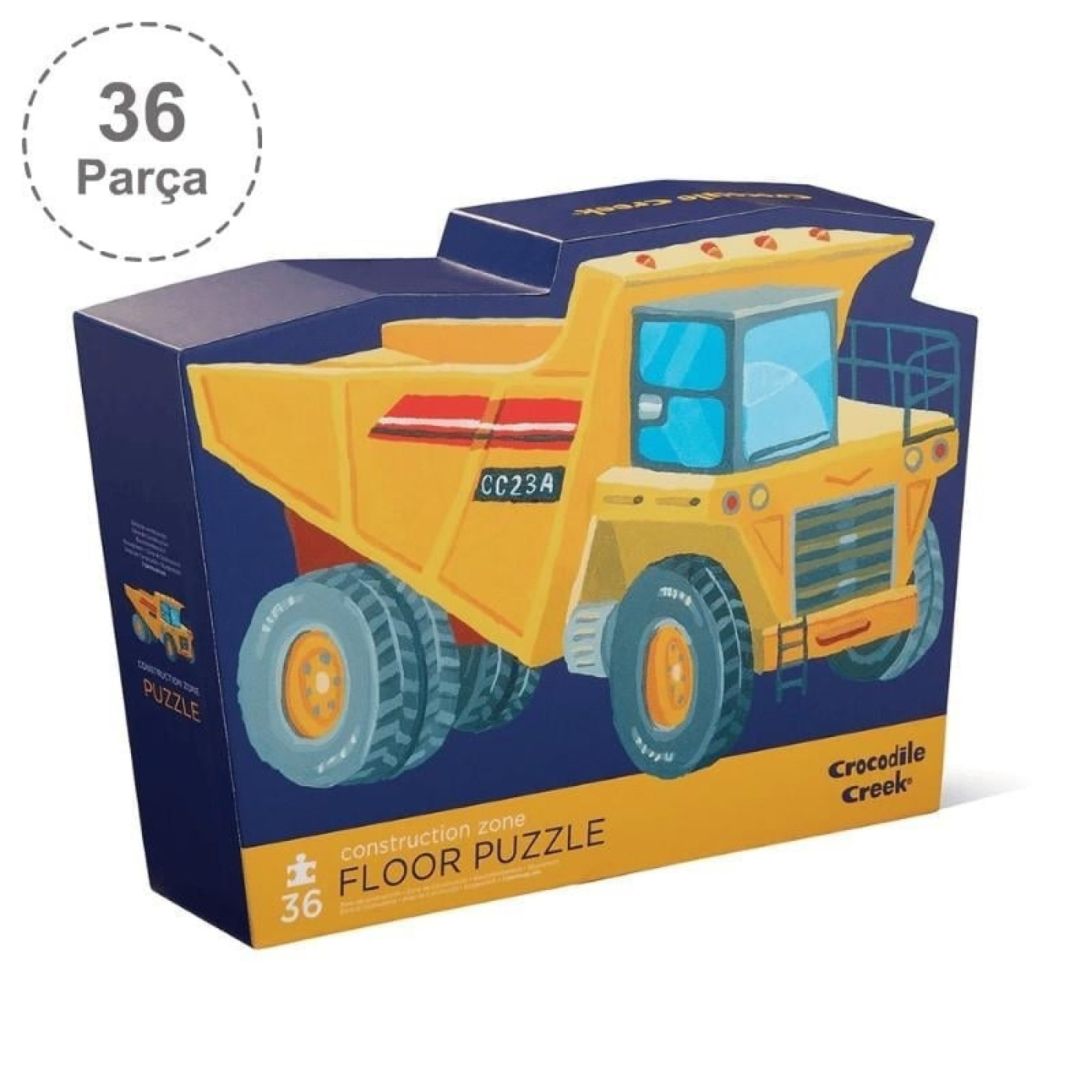 Crocodile Creek Dekoratif Puzzle - 36 Parça - Construction Zone - 732396407902 Crocodile Creek Dekoratif Puzzle - 36 Parça - Construction Zone - 40790 - 732396407902
