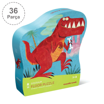 Crocodile Creek Dekoratif Puzzle - 36 Parça - Dinozor Crocodile Creek Dekoratif Puzzle - 36 Parça - Dinozor